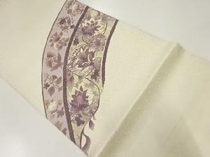 アンティーク　唐花模様織出し袋帯（材料）